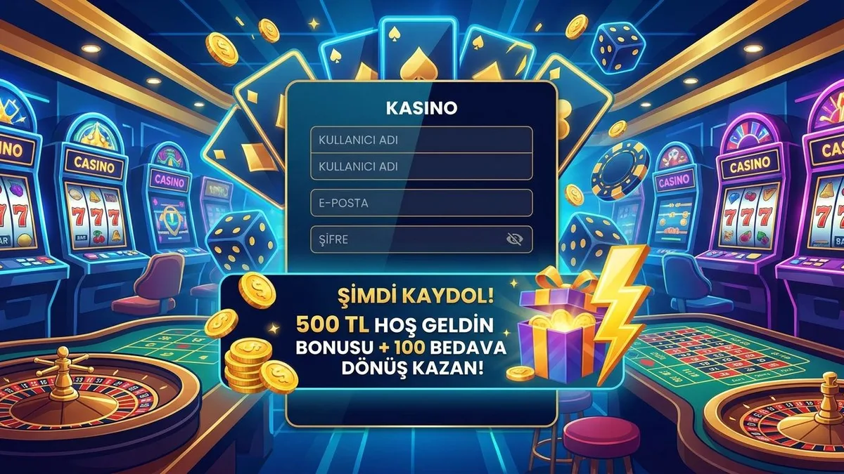 Bonuslu kayıt ekranı
